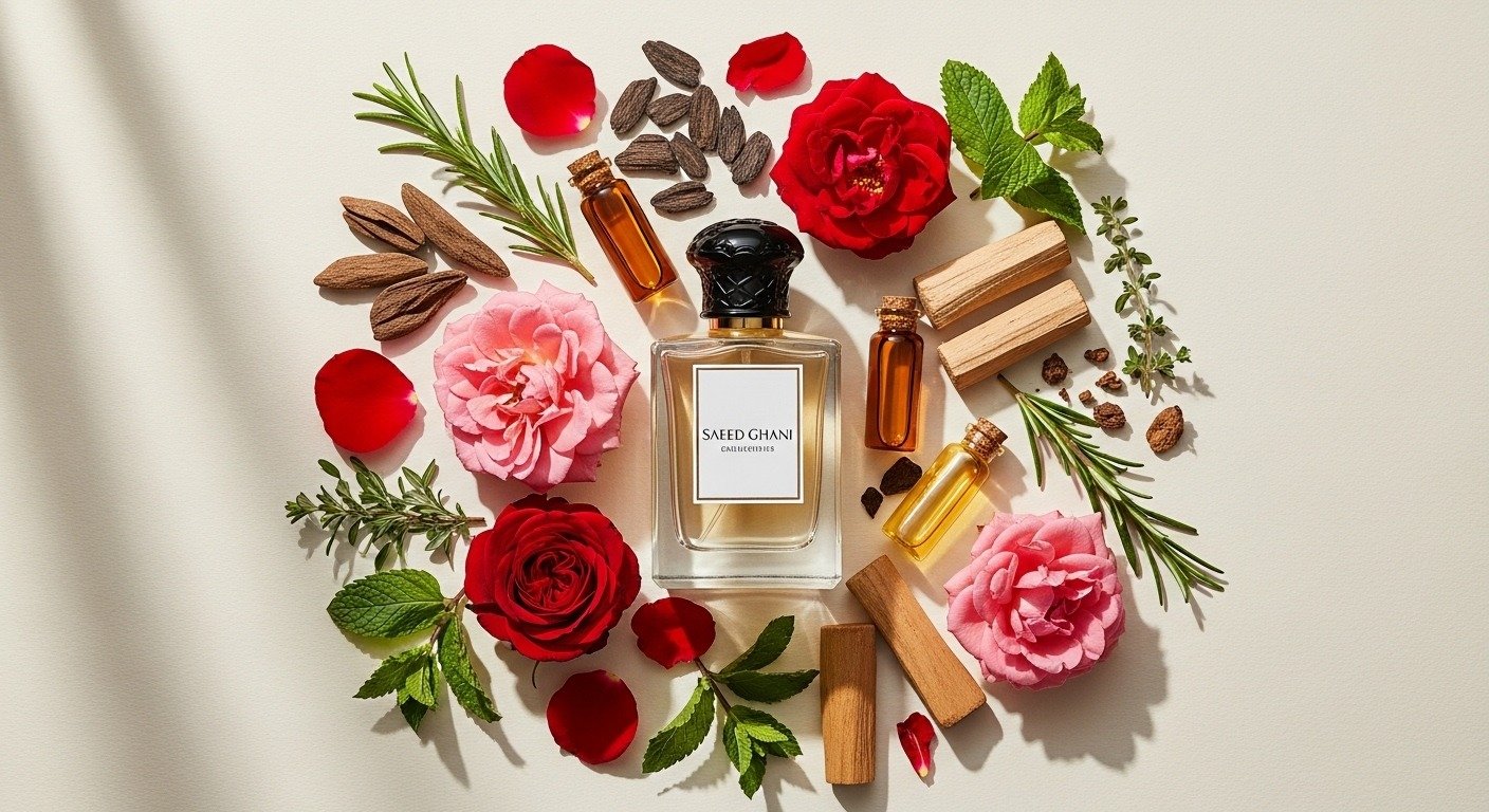 Natural ingredients used in Saeed Ghani perfumes